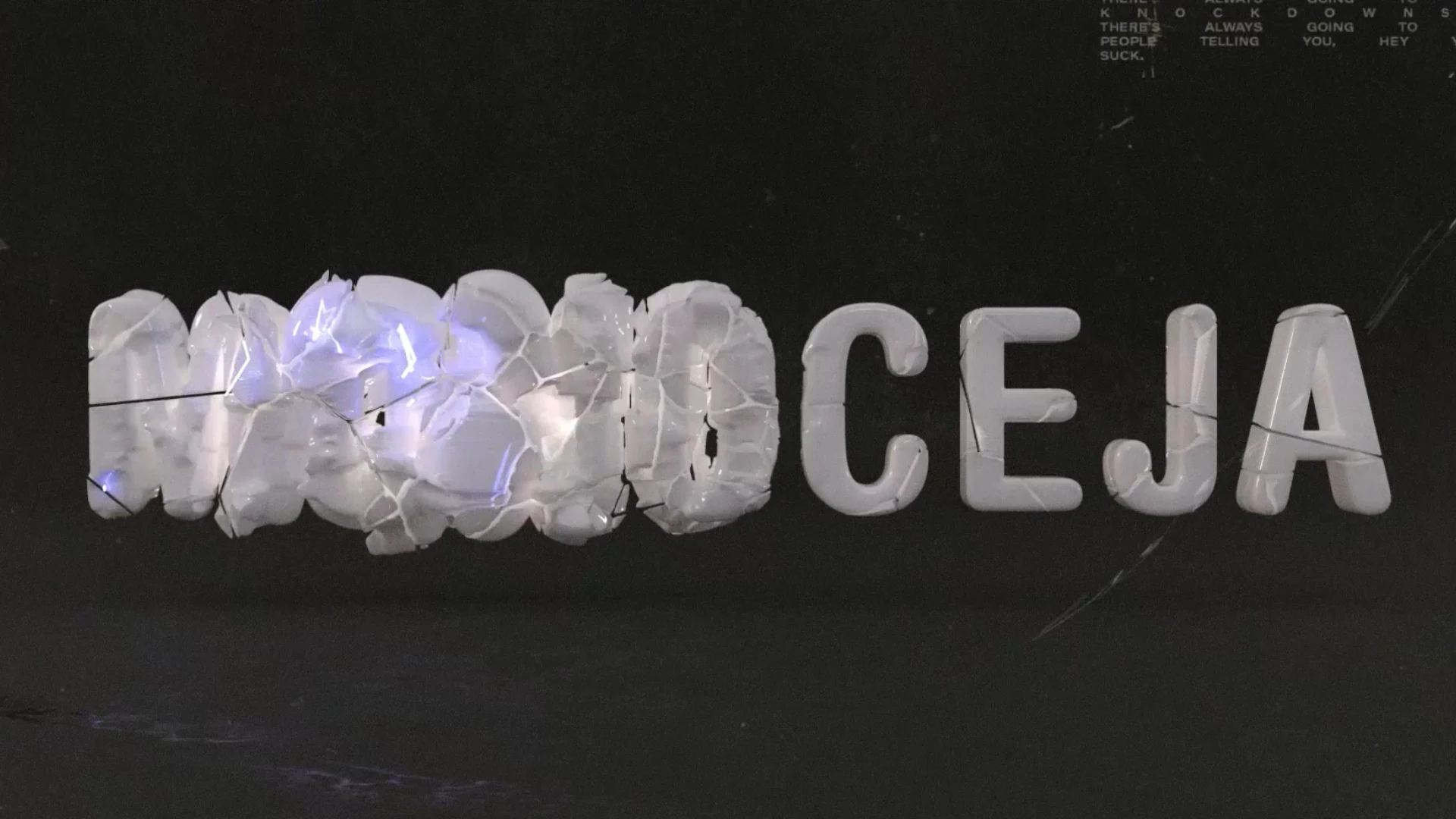 Different Looks — Colección de piezas 3D con el wordmark de Monoceja